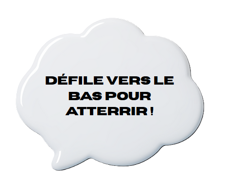 D&eacute;file vers le bas pour atterrir !